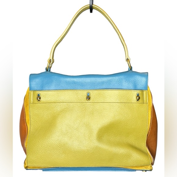 94 Saint Laurent's YSL Muse Multicolor Leather Handbag - Picture 2 of 16